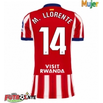 Camiseta Atletico Madrid Marcos Llorente #14 Primera Equipación para mujer 2026-27 manga corta